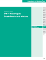 IP67 WATERTIGHT, DUST-RESISTANT STANDARD AC MOTORS